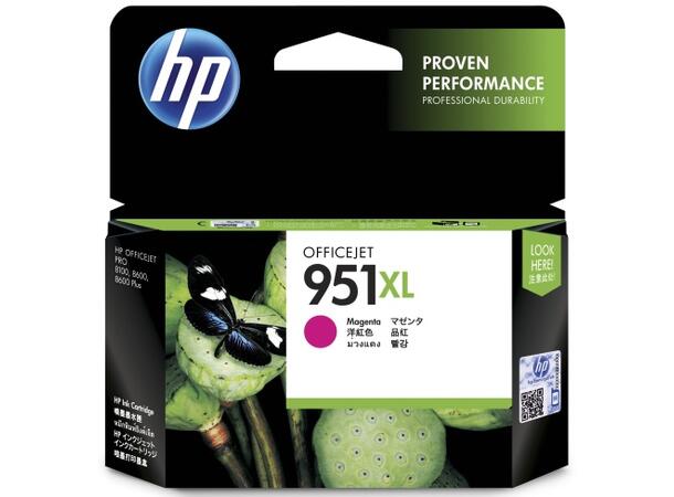 Blekk HP CN047AE serie 951XL  rød 